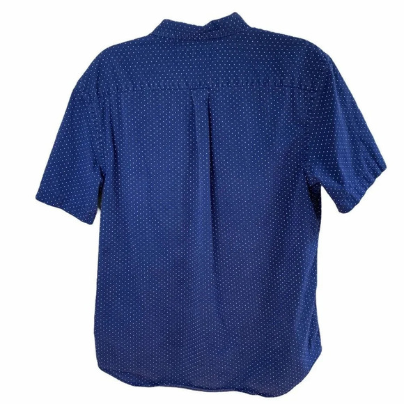 Old Navy Slim Fit Built In Flex Mens Short Sleeve Shirt Medium - Picture 2 of 4